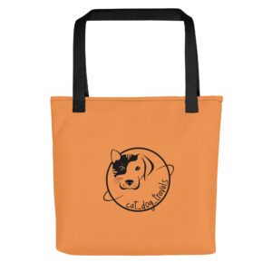 Bolsa de tela logo cat dog travels