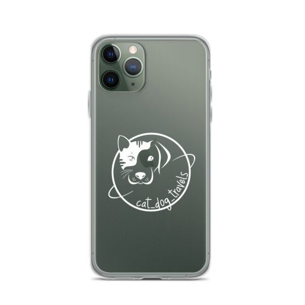 Funda transparente logo para iphone