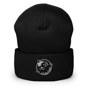Gorro logo cat dog travels