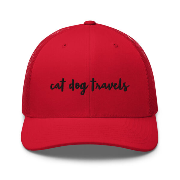 Gorra estilo cat dog travels