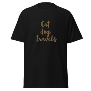 Camiseta cat dog travels nomada