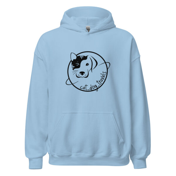 Sudadera capucha logo cat dog travels - Imagen 3